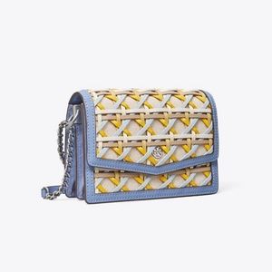 Tory Burch Robinson Woven Mini Shoulder bag